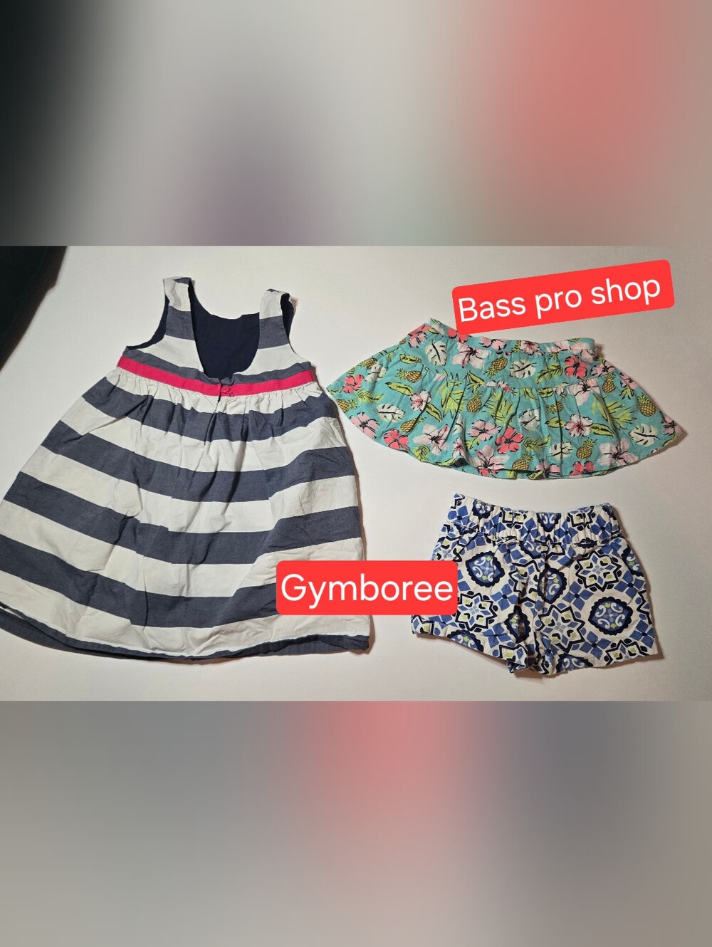 2T Lot Of 3, Gymboree, Bass Pro Shop